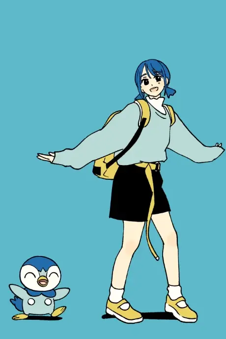 Anime - Piplup Step